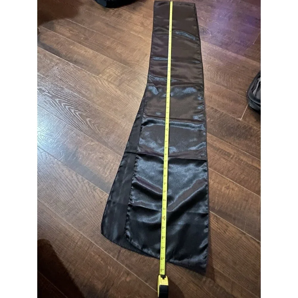 4~pc Black Satin  9